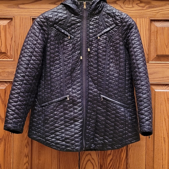 Chico's Black Quilted Jacket - Picture 4 of 16
